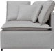 Modułowy Narożnik Sofa z Poduszkami Cloud Grey 100 cm 2