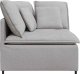 Modułowy Narożnik Sofa z Poduszkami Cloud Grey 100 cm 3