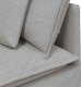 Modułowy Narożnik Sofa z Poduszkami Cloud Grey 100 cm 5
