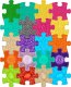 Askato Mata Sensoryczna Ortopedyczna Zestaw 20w1 Mini Puzzle 20x Sensoryka Muffik / Mfk-051 6