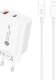 Ładowarka sieciowa A6MaxL 20W USB-A USB-C z kablem USB-C - Lightning 1m - biała 1