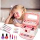 Kuferek Kosmetyków Dla Dziewczynki Make Up Cienie Brokat Lakiery Lusterko 14
