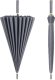 Ecarla Elegancki parasol z rączką duży szary 24K PAR11SZ 1