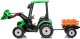 Wielki traktor na akumulator TITAN 24V 2x200W z przyczepką łyżką EDUKAMP 16