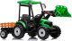Wielki traktor na akumulator TITAN 24V 2x200W z przyczepką łyżką EDUKAMP 2