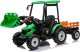 Wielki traktor na akumulator TITAN 24V 2x200W z przyczepką łyżką EDUKAMP 5