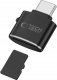 TECH-PROTECT ULTRABOOST TYPE-C TO CARD READER MICRO SD/TF BLACK 1
