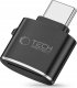 TECH-PROTECT ULTRABOOST TYPE-C TO CARD READER MICRO SD/TF BLACK 2