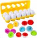 Układanka Edukacyjna Sorter Jajka Puzzle Montessori Zabawka Dla Malucha 13