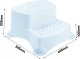 OK double step stool, blue, 10029-680 11