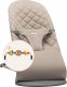 BABYBJORN bouncer BLISS Woven Classic Quilt, sand grey, 006217 15