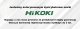 HIKOKI.PLASTERBOARD SCREWDRIVER 18V   W18DBWCZ + MAGAZINE 2x4.0Ah BL 0 - 3000 rpm HITSYSTEM 1