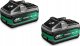 HIKOKI.MULTIVOLT BATTERY 36V 4.0Ah/18V 8.0Ah BSL36B18X 2 pcs. 3