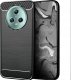 Hello Case Etui do Honor Magic 5 Pro (Czarne, Karbon, Pancerne, Case)   Szkło 9H 5