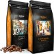 Zestaw Kawa ziarnista 1kgX2 ITALIA COMO/CAFFE ROMA BLEND Świeżo Palona do ekspresu + GRATIS 1
