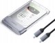 Kieszeń dyskowa 2,5" HDD/SSD USB-C 5Gbps - przezroczysta 1
