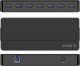 HUB 7-portowy USB-A 3.0 - czarny 4
