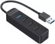 HUB USB Orico Hub Orico TWU32-4A USB-A 3.1 / 1x USB-A 3.1 + 3x USB-A 2.0 + USB-C 5V/3A - czarny 1