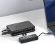 HUB 3-portowy input: USB-C 3.0 / output: 2x USB-A 3.0 + 1x USB-C 3.0 przewód 0,15M - czarny 5