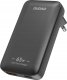 Ładowarka sieciowa podróżna GaN Dudao A65Q 65W USB-A / USB-C PD ultracienka EU / US - czarna 1