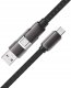 Kabel USB Acefast USB-C - USB-C 0.2 m Wielokolorowy (6974316283539) 3