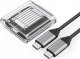Kieszeń dyskowa M.2 NVME USB-C 3.2 - przezroczysta 1