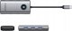 Stacja dokująca USB-C 6w1 / output: 3x USB-A 3.0 + 1x USB-C 2.0 + 1x HDMI - szara 2
