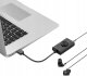 Wielofunkcyjna zewnętrzna karta dźwiękowa USB - czarna 4