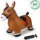 Jamara Hopping animal horse brown with pump zabawka dmuchana 2