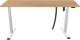 Biurko eCOMO 140x80cm dąb hickory z regulacją wysokości NOWY STYL 1