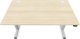 Biurko eCOMO 140x80cm dąb hickory z regulacją wysokości NOWY STYL 4