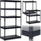 Regał metalowy magazynowy 183 x 90 x 45 cm Humberg HR-700 czarny EDUKAMP 13