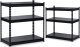 Regał metalowy magazynowy 183 x 90 x 45 cm Humberg HR-700 czarny EDUKAMP 3