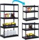 Regał metalowy magazynowy 183 x 90 x 45 cm Humberg HR-700 czarny EDUKAMP 7