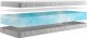 Materac piankowy Aqua 90x190 16cm | Dwustronny H3/H3 | Pikowany pokrowiec | 2