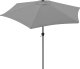 Składany parasol ogrodowy balkonowy regulowany 210 cm szary 2