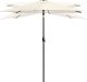 Składany parasol ogrodowy balkonowy regulowany 210 cm beżowy 1