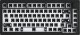 Akko 5075B Via Barebone Gaming Tastatur, 75% - ANSI, Stary Black 1
