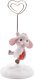 NICI 61495 Uchwyt na zdjęcie Słoń Love jasnoszary 11cm 1