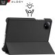 Etui ochronne do Redmi Pad SE 8.7" 4G Alogy Book Cover Case obudowa na tablet Czarne + Szkło i rysik 13