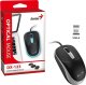 Mysz Genius Mysz przewodowa, DX-123, czarno-szara, optyczna, 1200DPI 3