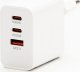 Powerton Zasilacz / sieciowy adapter 65W, 3 porty, USB-C, USB-A, 65W GaN Charger 1
