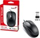 Mysz przewodowa, Genius DX-120, czarna, optyczna, 1200DPI, USB-C 5