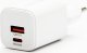Powerton Zasilacz / sieciowy adapter 33W, 2-portowy, USB-C, USB-A 1