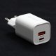 Powerton Zasilacz / sieciowy adapter 33W, 2-portowy, USB-C, USB-A 3