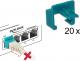 Delock Zestaw startowy Secure Clip RJ45 20 częściowy (86406) 1