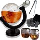 Karafka do Whisky Globus + 2 Szklanki + Szczypce + Kostki Chłodzące ZESTAW 1