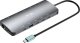 I-TEC USB-C Metal NanoDock 2xHDMI 1xUSB-C Video 1xGLAN 1xAudio/Mic 1xSD/microSD 1xUSB 3.2 3xUSB-C 3.2 Gen2 2xUSB 2.0 PD140W+charger 1