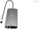 I-TEC USB-C Metal Nano Dock 2x HDMI 1x USB-C Video 1x GLAN 1x Audio/Mic 1xSD/microSD 1x USB 3.2 3x USB-C 3.2 Gen2 2x USB 2.0 PD140W 3