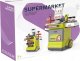Supermarket Stoisko Stragan Sklep Kasa Fiskalna Dla Dzieci Skaner Produkty 6